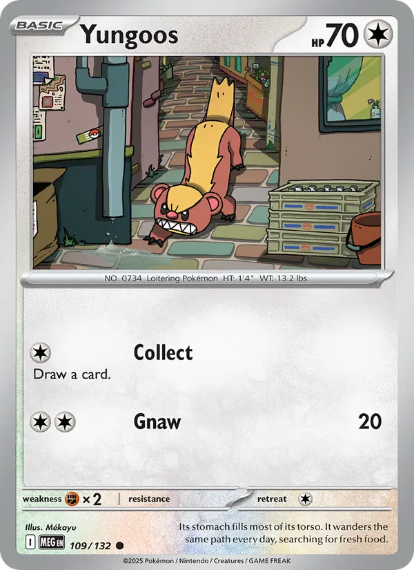 109-RH Yungoos – Mega Evolution