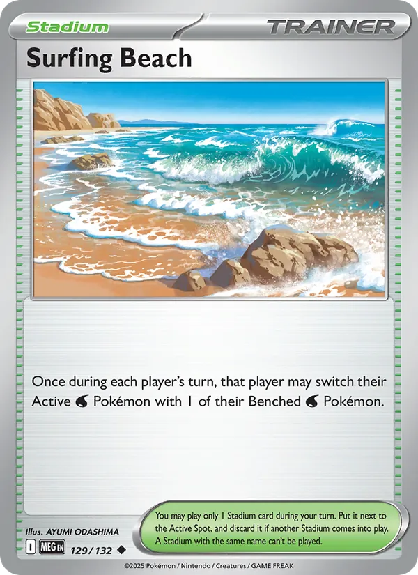 129-RH Surfing Beach – Mega Evolution
