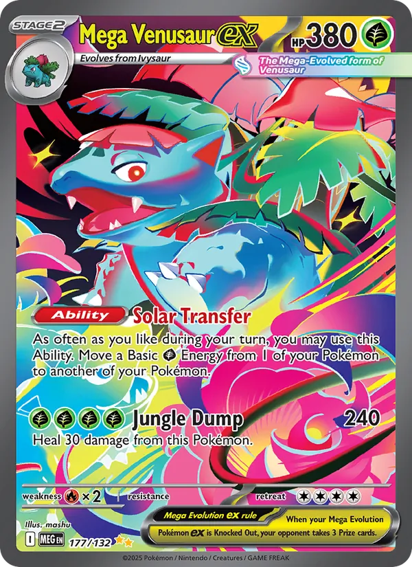 177 Mega Venusaur ex – Mega Evolution