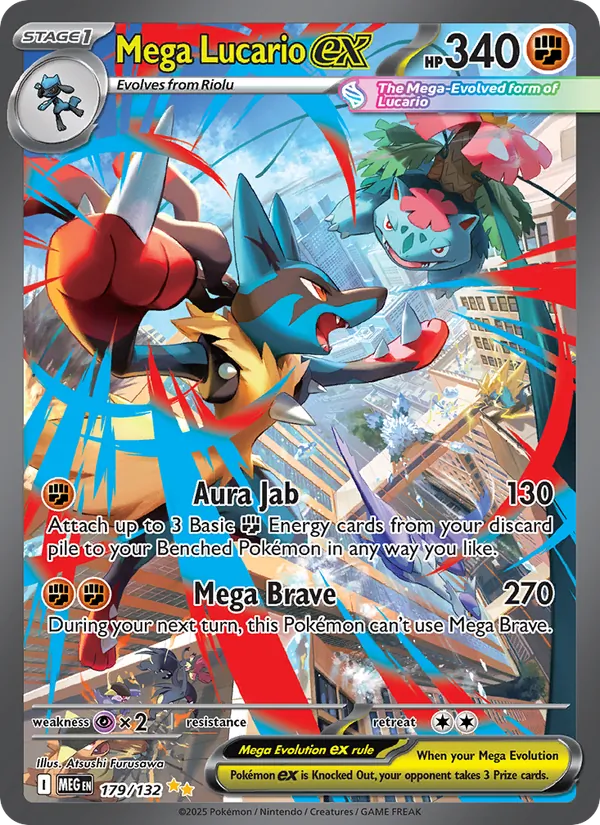 179 Mega Lucario ex – Mega Evolution