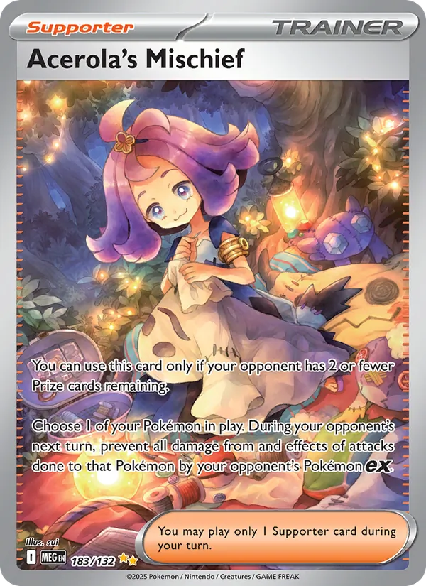 183 Acerola's Mischief – Mega Evolution