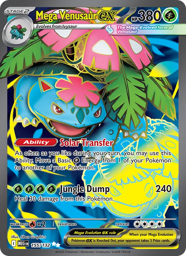 155 Mega Venusaur ex – Mega Evolution