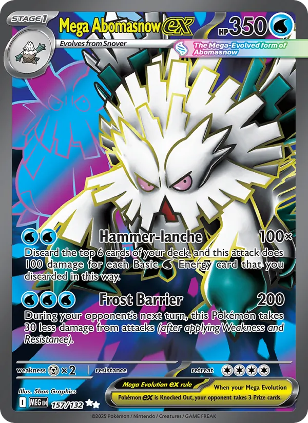157 Mega Abomasnow ex – Mega Evolution