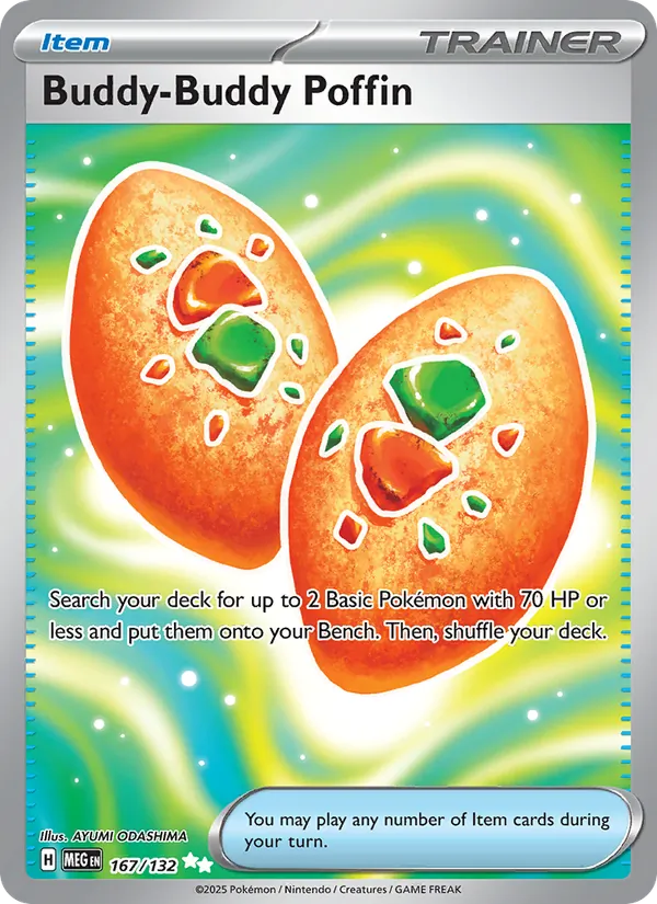167 Buddy-Buddy Poffin – Mega Evolution