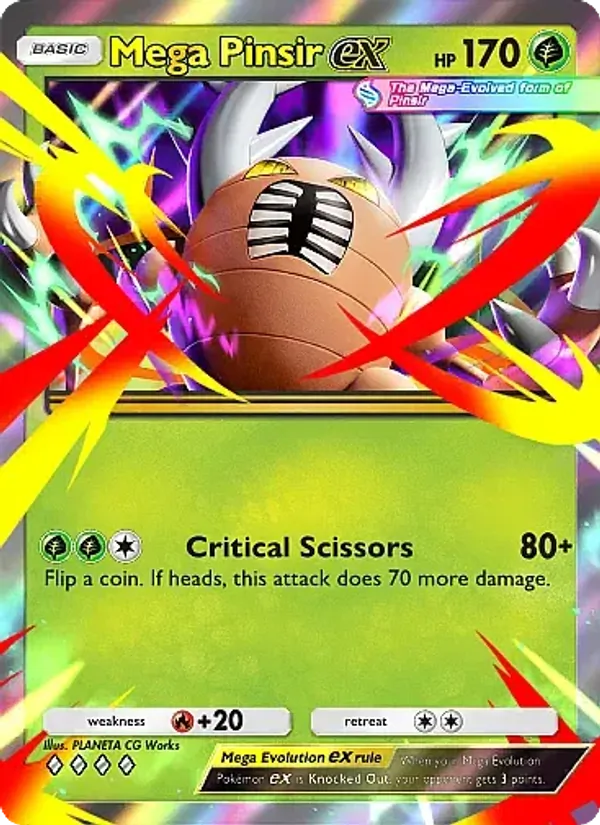 002 Mega Pinsir ex – Mega Rising