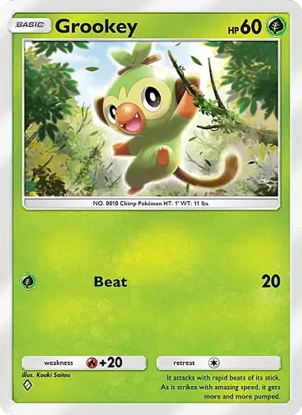 025 Grookey – Mega Rising