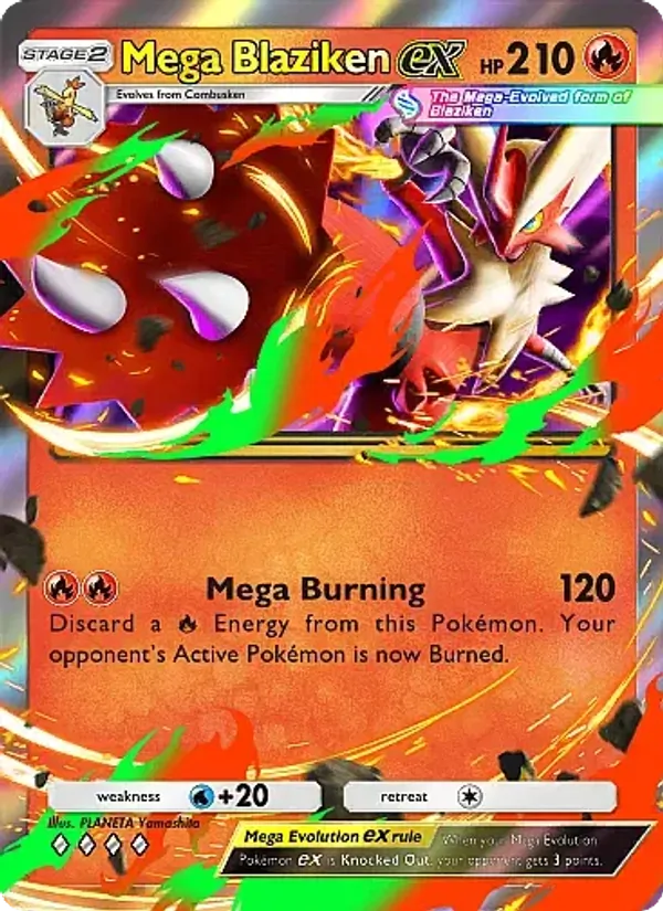 036 Mega Blaziken ex – Mega Rising