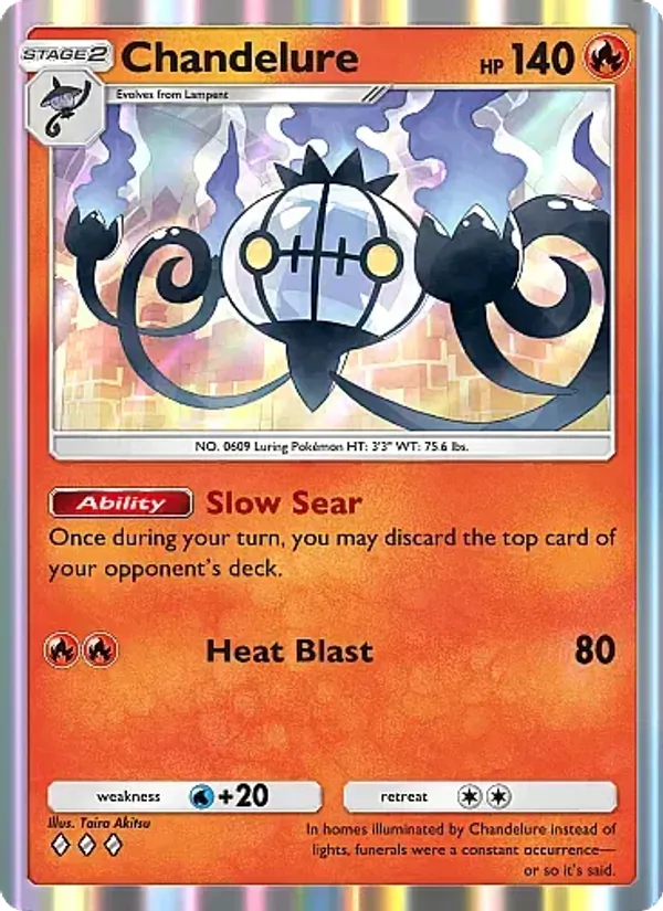 043 Chandelure – Mega Rising