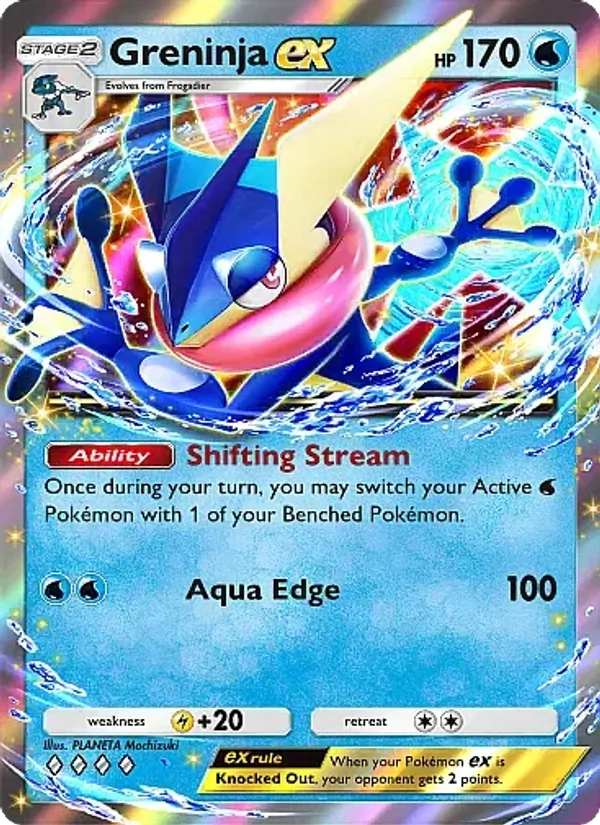 073 Greninja ex – Mega Rising