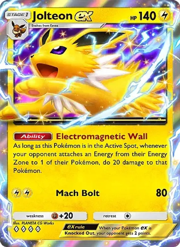 081 Jolteon ex – Mega Rising