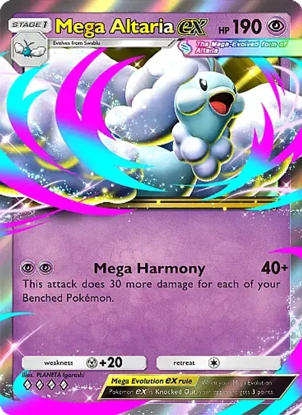 102 Mega Altaria ex – Mega Rising