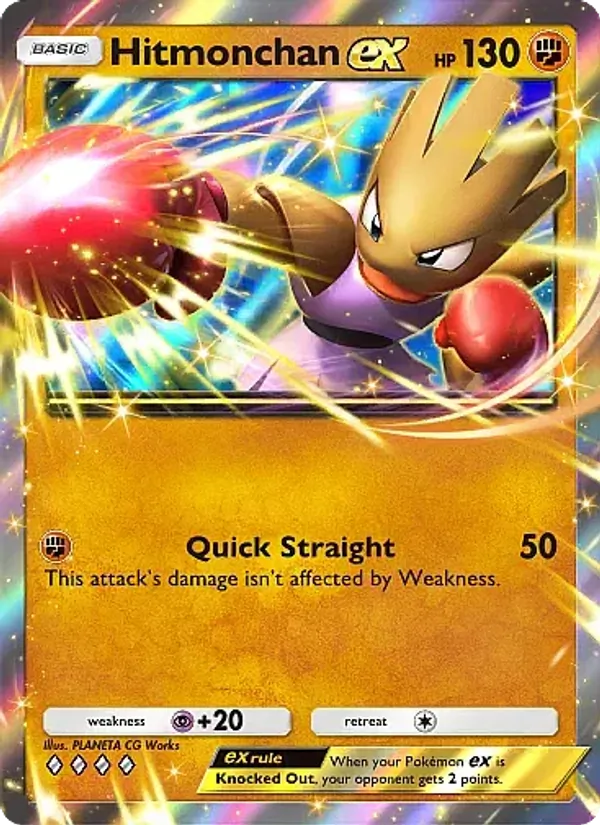 124 Hitmonchan ex – Mega Rising