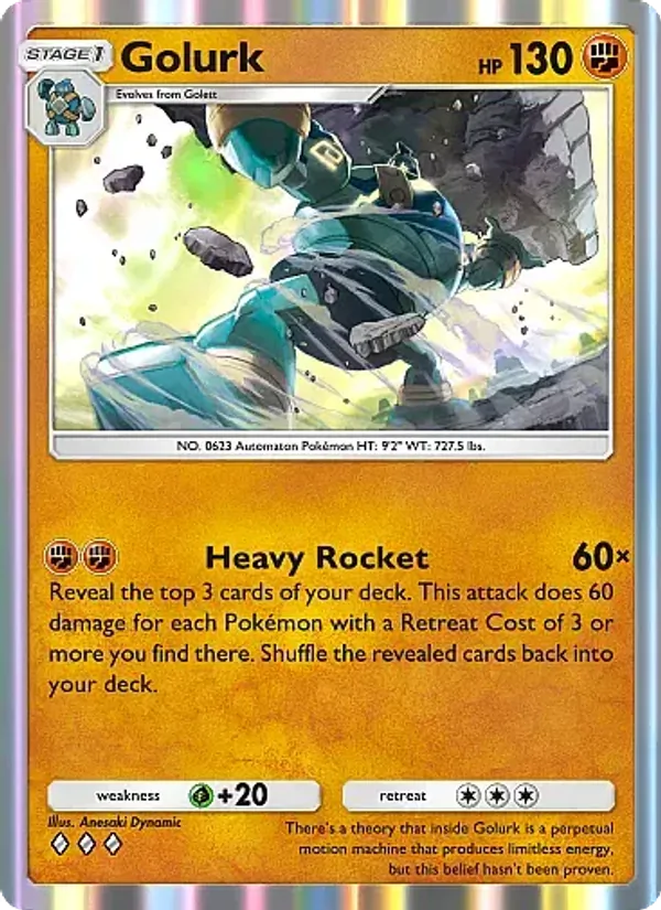 136 Golurk – Mega Rising