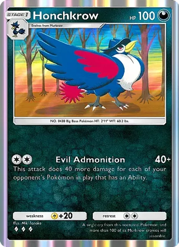 149 Honchkrow – Mega Rising