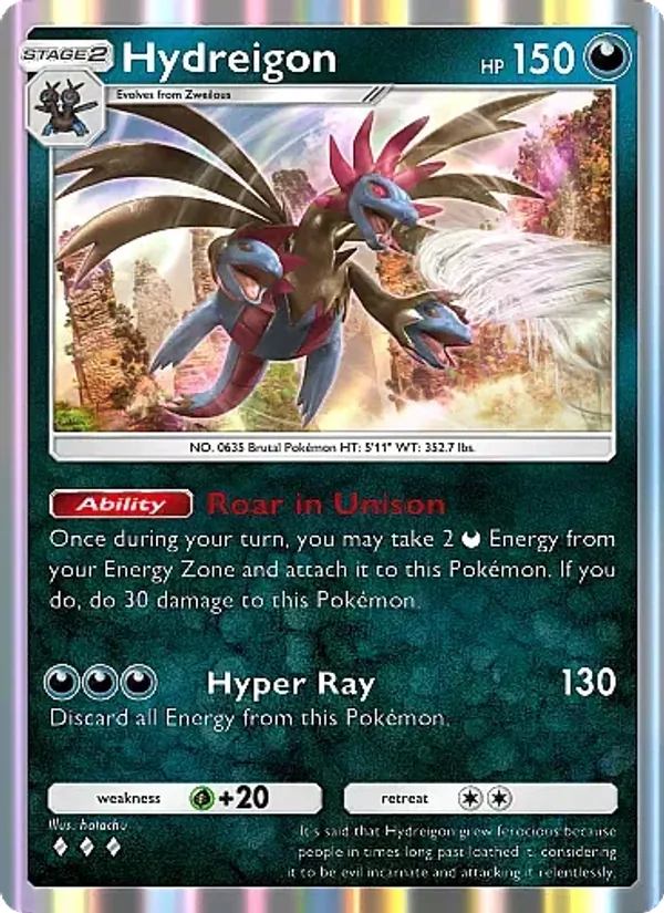 157 Hydreigon – Mega Rising