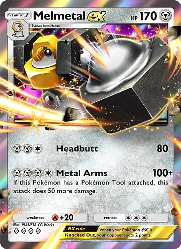 174 Melmetal ex – Mega Rising