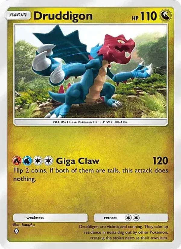 176 Druddigon – Mega Rising