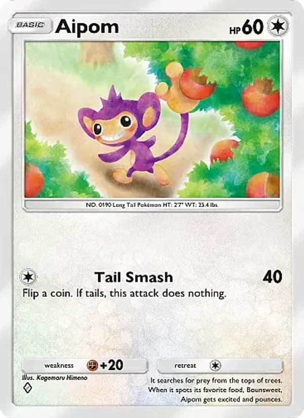 185 Aipom – Mega Rising