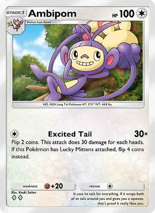 186 Ambipom – Mega Rising