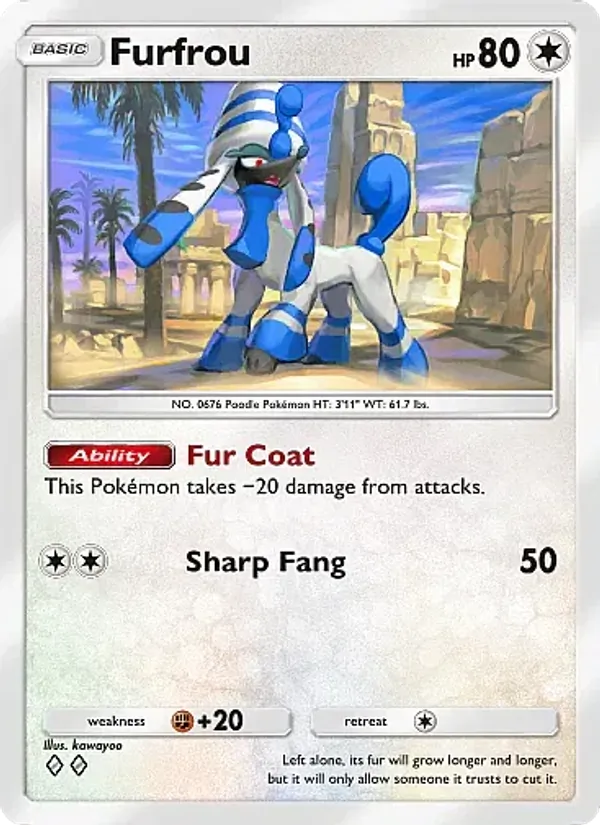 208 Furfrou – Mega Rising