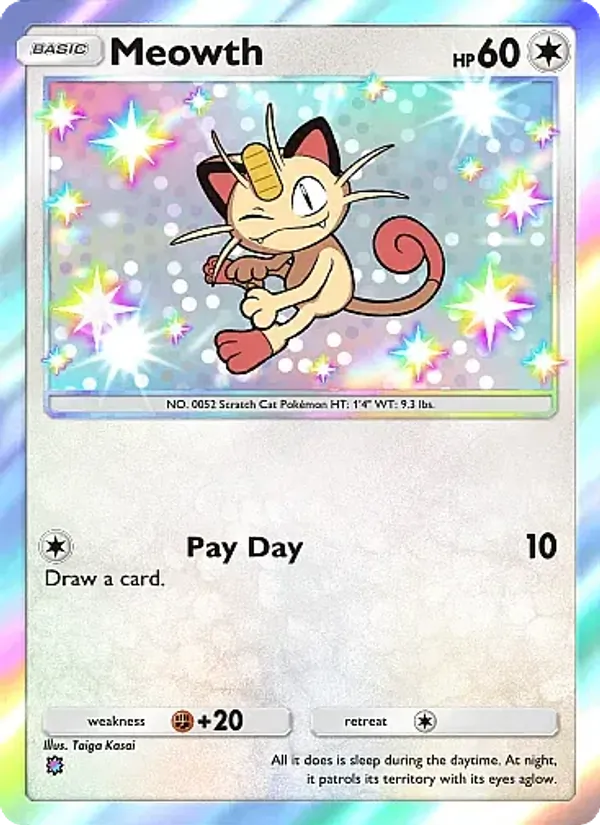 312 Meowth – Mega Rising