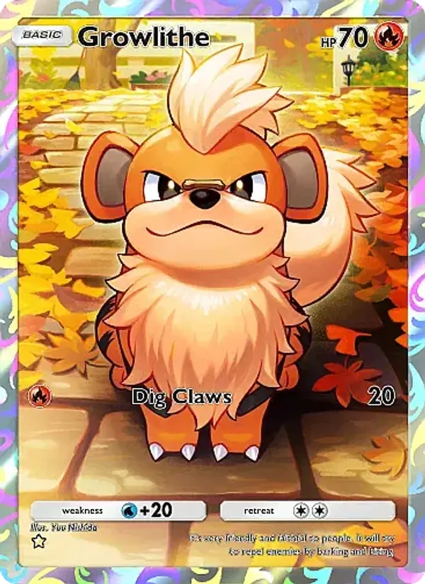 230 Growlithe – Mega Rising
