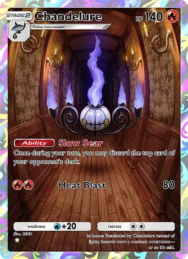 231 Chandelure – Mega Rising