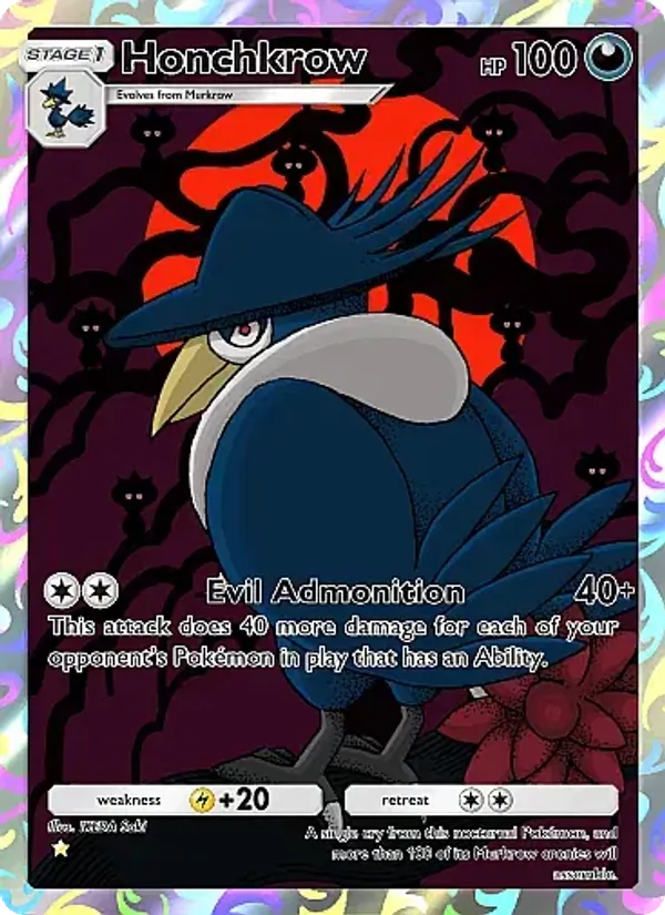 244 Honchkrow – Mega Rising