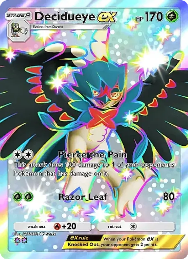 317 Decidueye ex – Mega Rising
