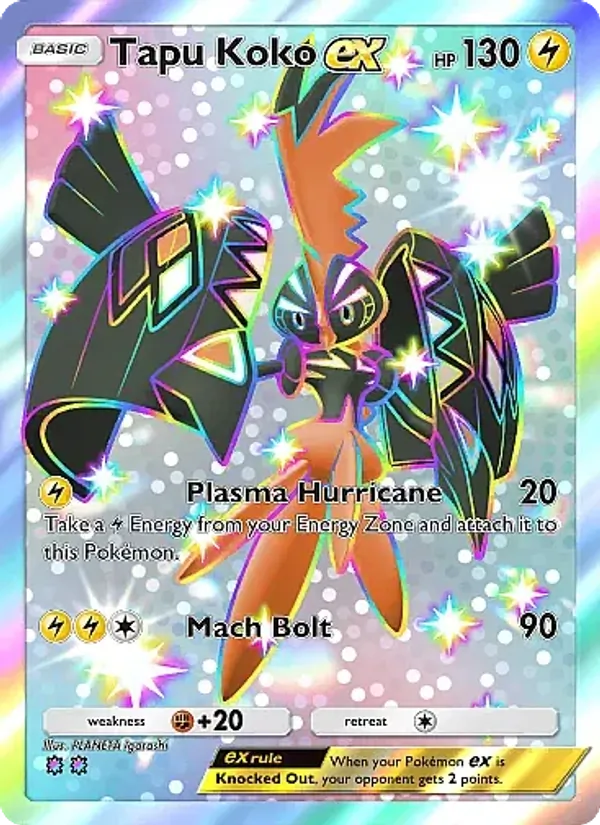 322 Tapu Koko ex – Mega Rising