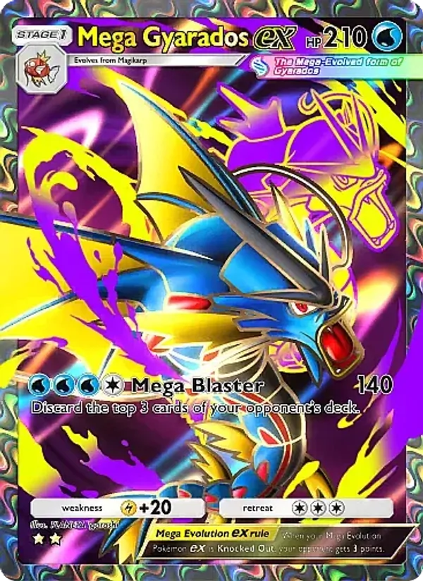255 Mega Gyarados ex – Mega Rising