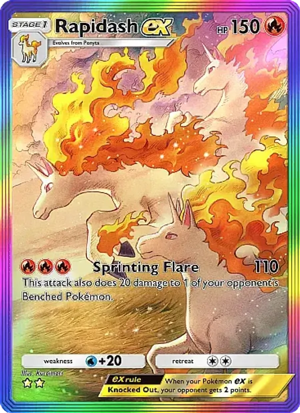 274 Rapidash ex – Mega Rising