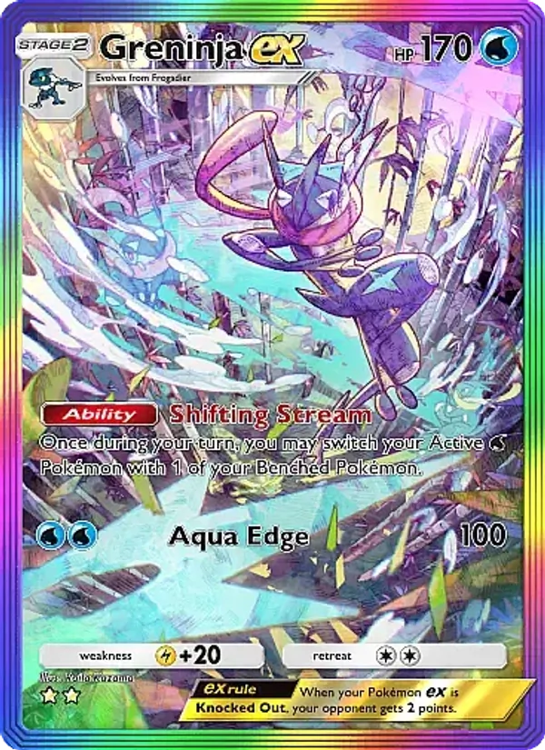 275 Greninja ex – Mega Rising