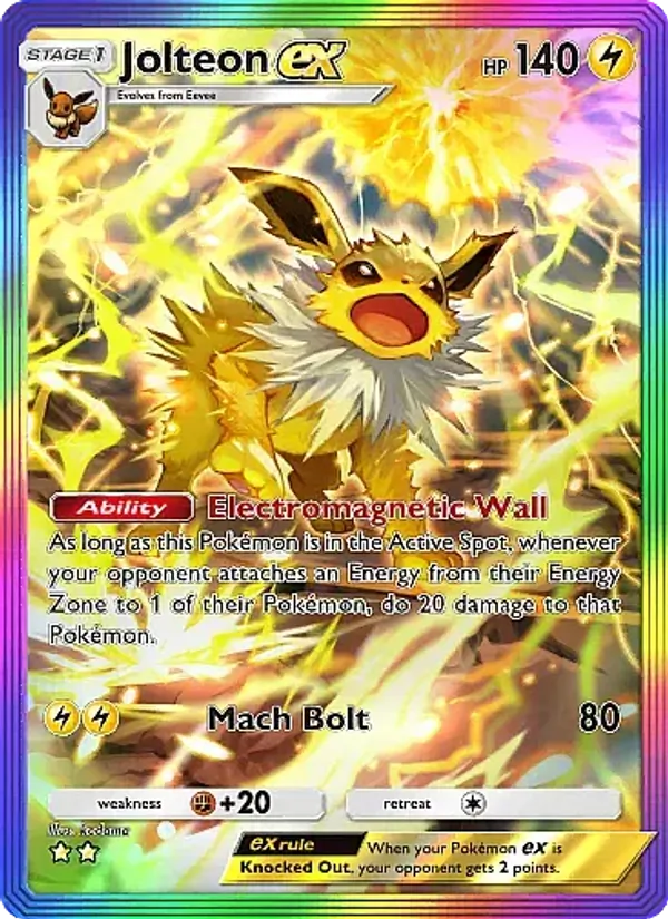 276 Jolteon ex – Mega Rising