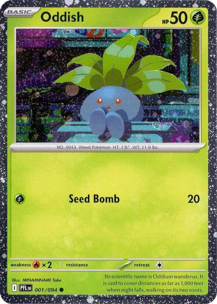 001-holo-cosmos Oddish (Holo, Cosmos Holo) – Phantasmal Flames