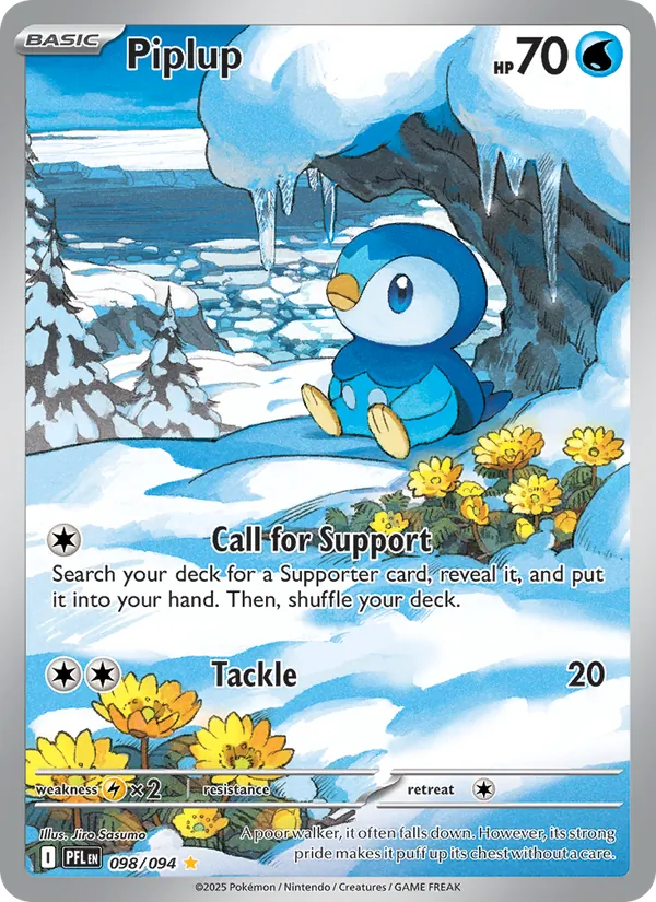 098 Piplup – Phantasmal Flames