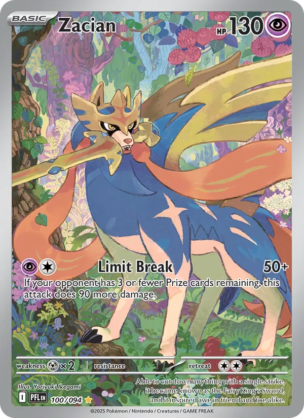 100 Zacian – Phantasmal Flames