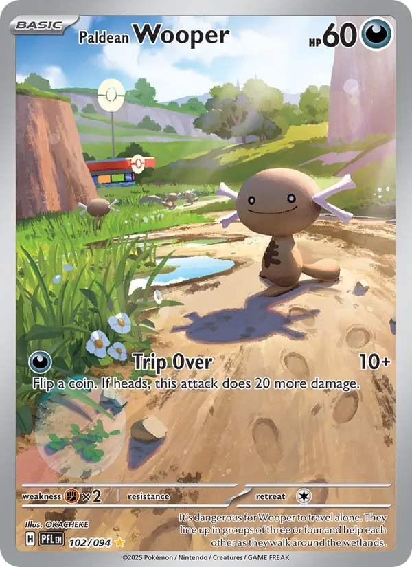 102 Paldean Wooper – Phantasmal Flames
