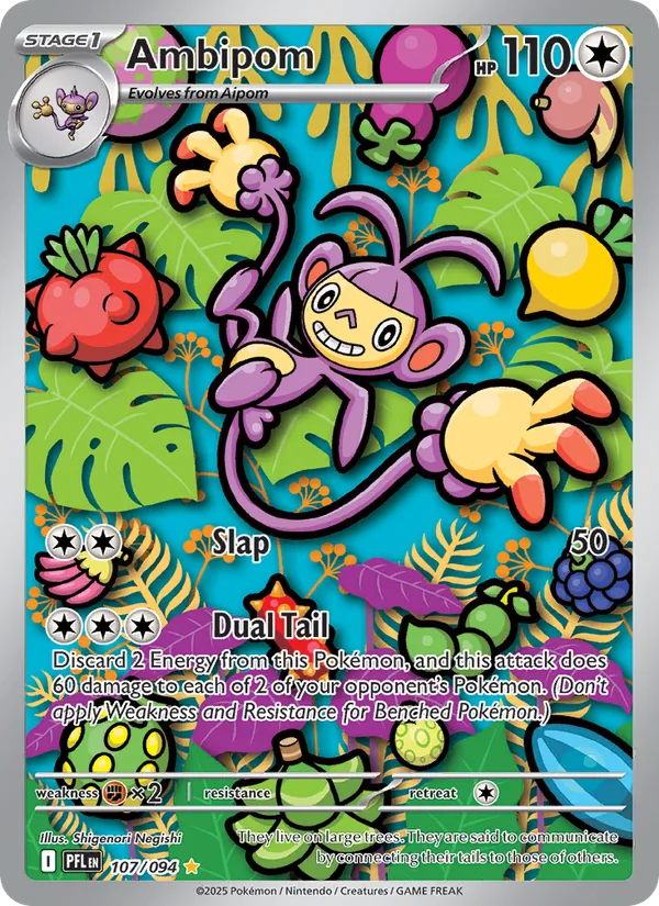 107 Ambipom – Phantasmal Flames