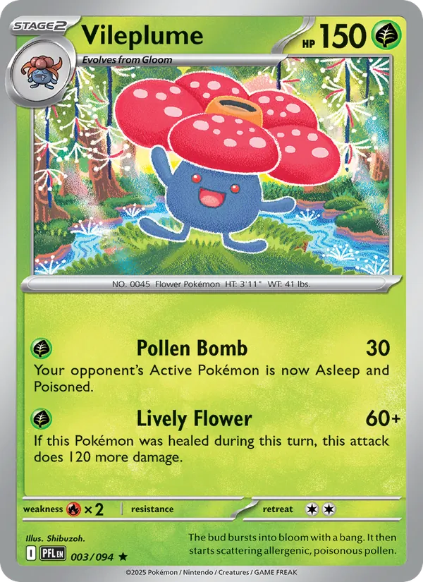 003 Vileplume – Phantasmal Flames
