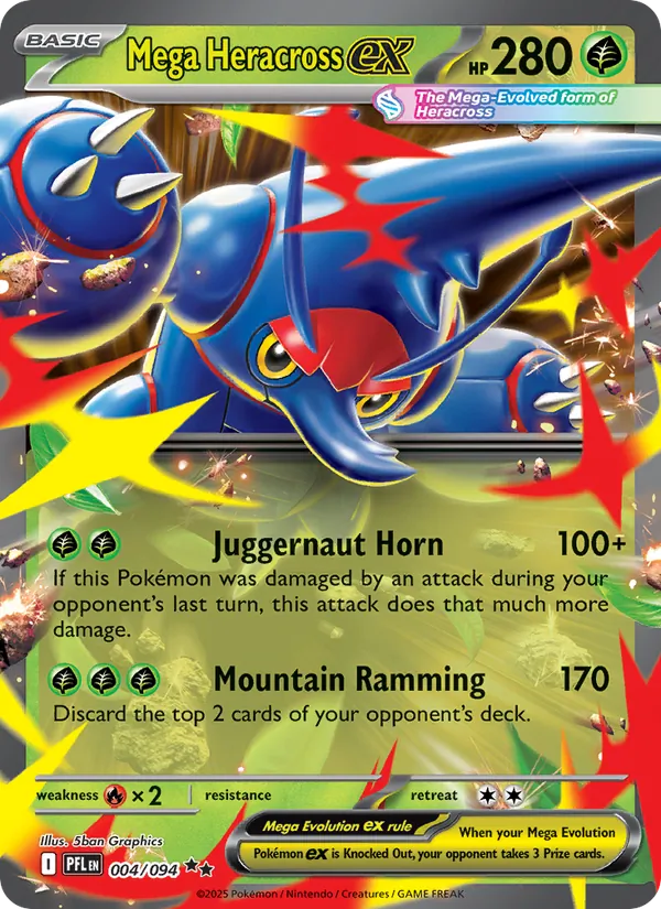 004 Mega Heracross ex – Phantasmal Flames