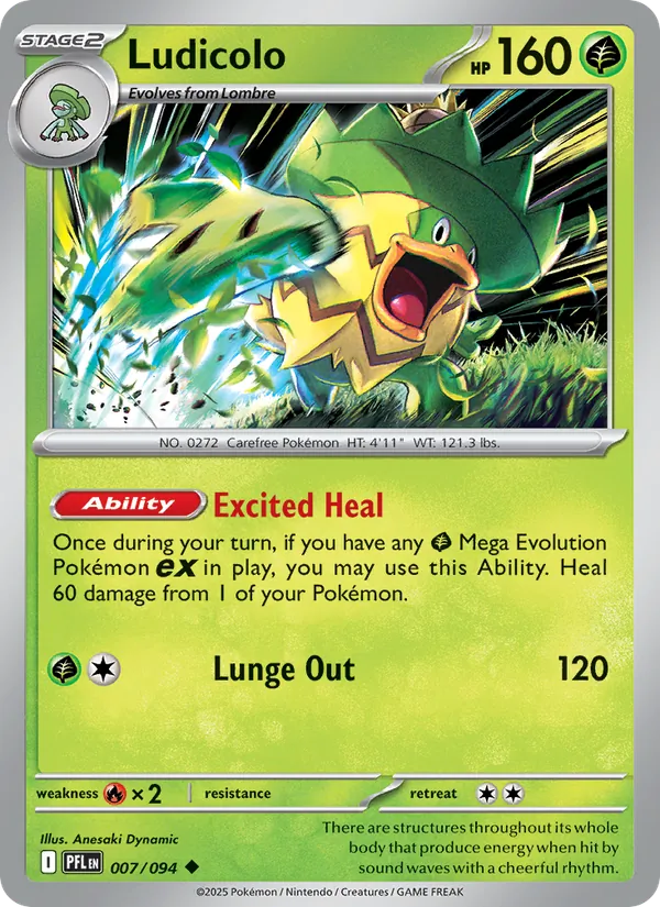 007 Ludicolo – Phantasmal Flames
