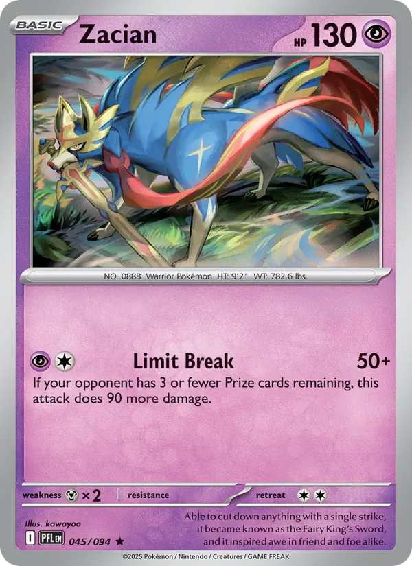 045 Zacian – Phantasmal Flames