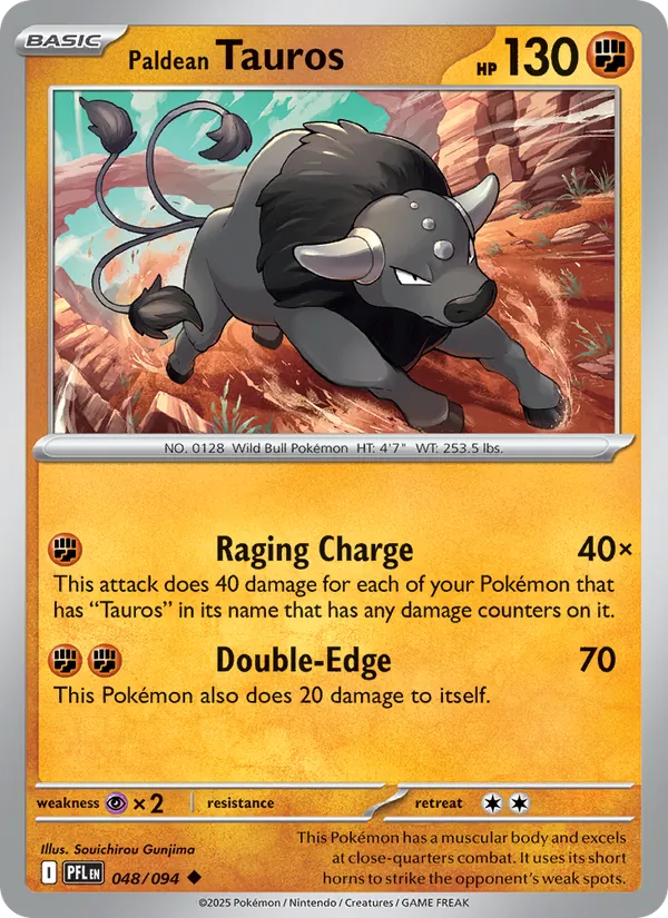 048 Paldean Tauros – Phantasmal Flames