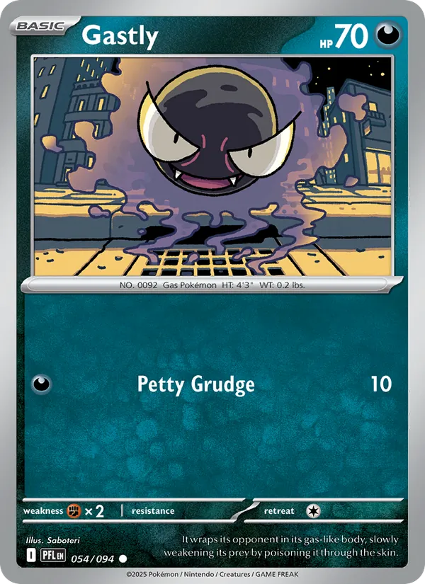 054 Gastly – Phantasmal Flames