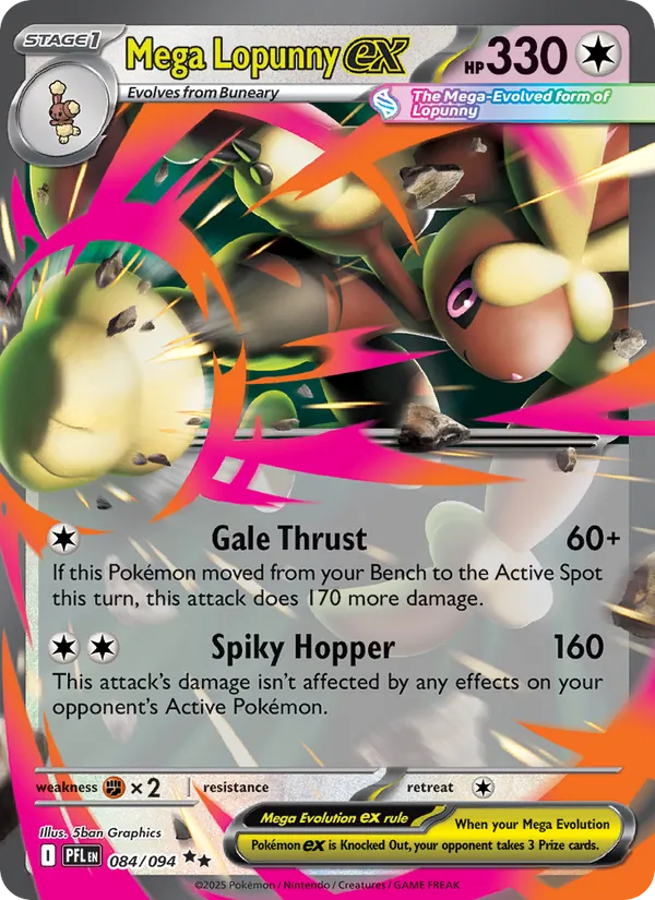 084 Mega Lopunny ex – Phantasmal Flames