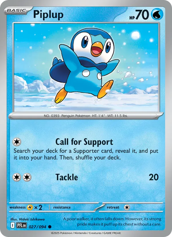 027-RH Piplup – Phantasmal Flames