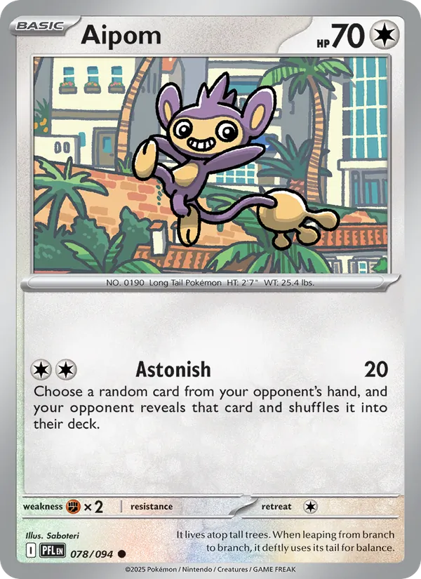 078-RH Aipom – Phantasmal Flames