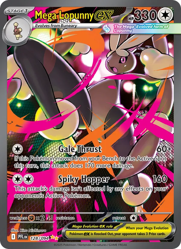 128 Mega Lopunny ex – Phantasmal Flames