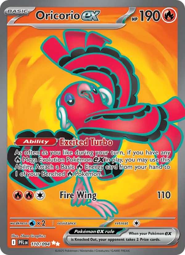 110 Oricorio ex – Phantasmal Flames